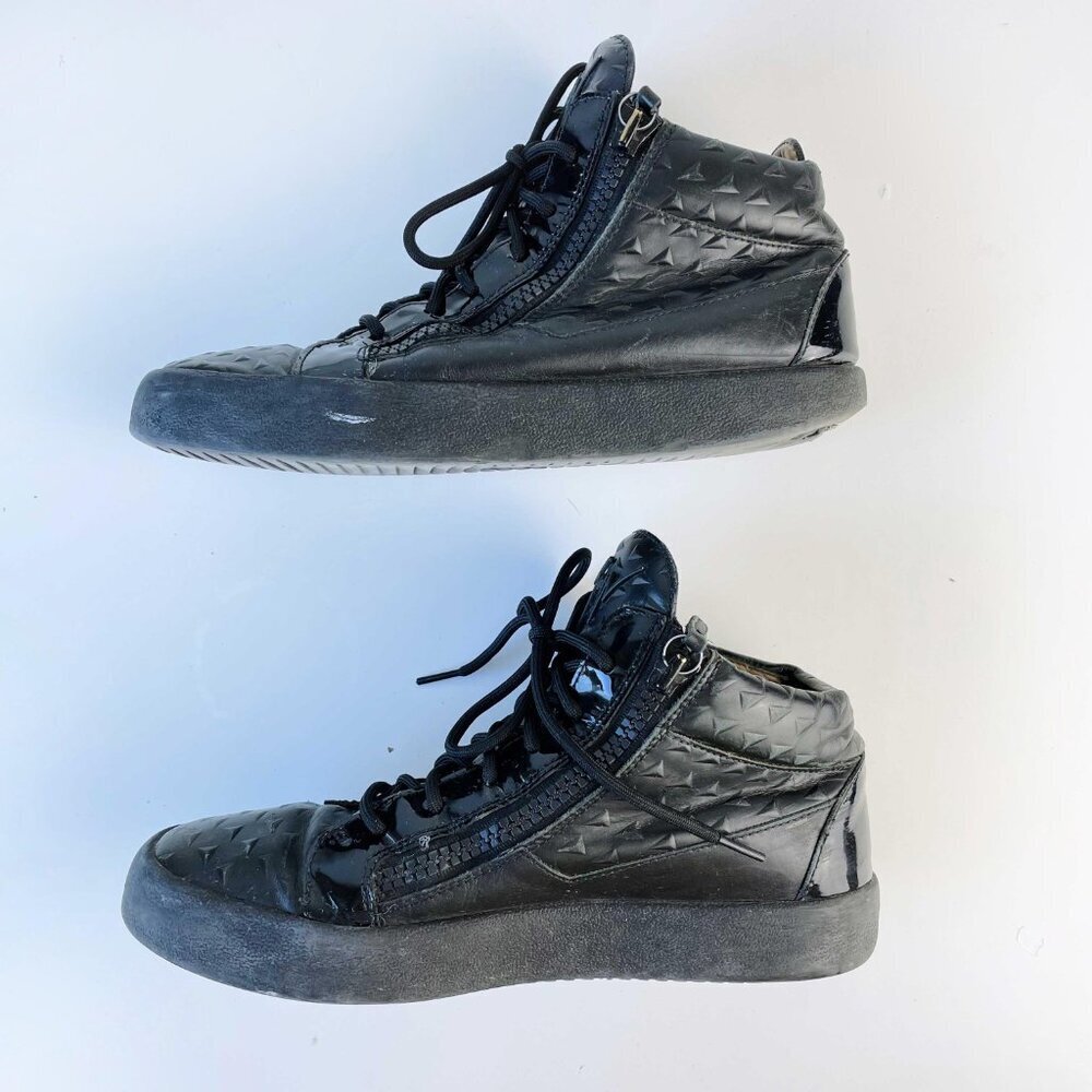⚡️SOLD⚡️ giuseppe zanotti high top leather sneakers - Picture 5 of 9